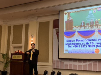 今回のセミナーにバンコクから駆け付けたソポン博士