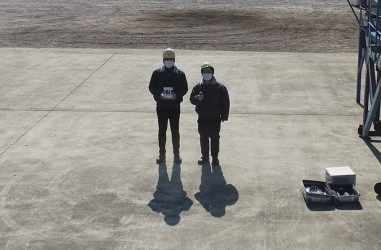 ドローン操縦風景①