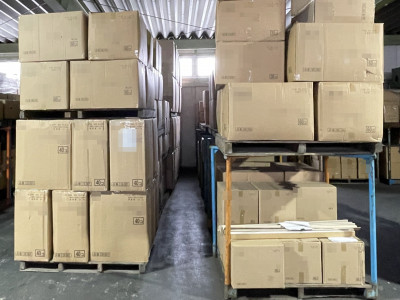 倉庫内の在庫状況